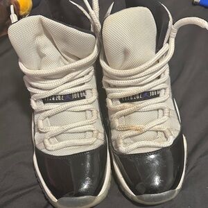 Jordan Kids Black and White Sneakers